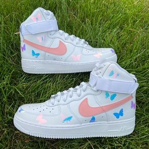 Custom Holographic Butterfly AF1s